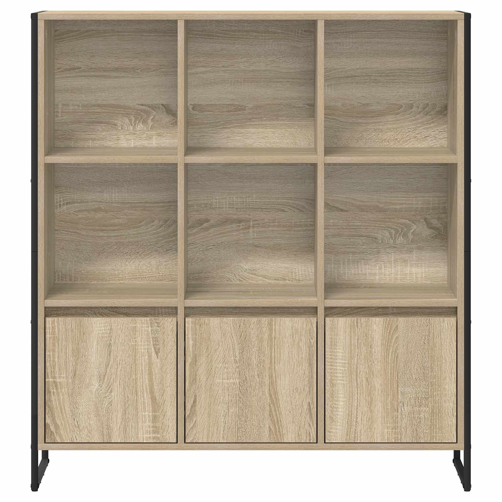 Boekenkast 2 pcs Sonoma 99,5 x 30 x 108,5 cm Bewerkt hout