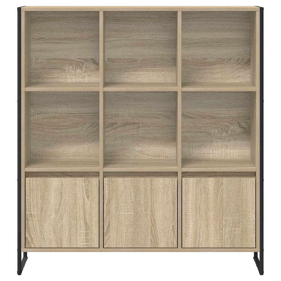 Boekenkast 2 pcs Sonoma 99,5 x 30 x 108,5 cm Bewerkt hout