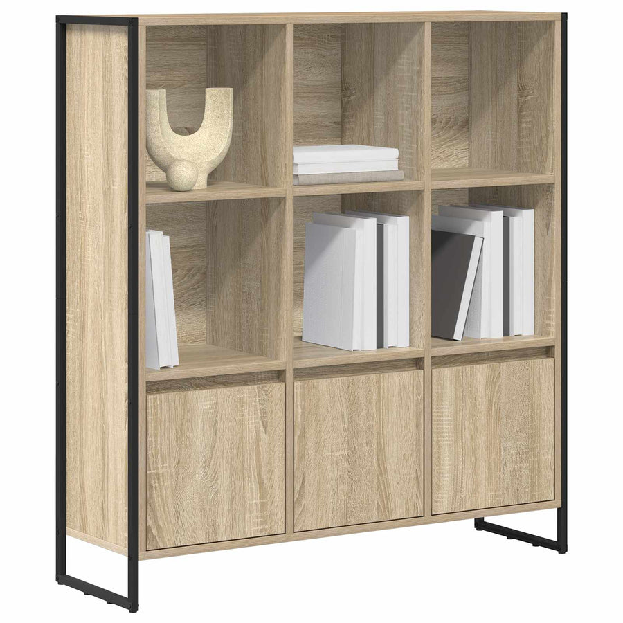 Boekenkast 2 pcs Sonoma 99,5 x 30 x 108,5 cm Bewerkt hout