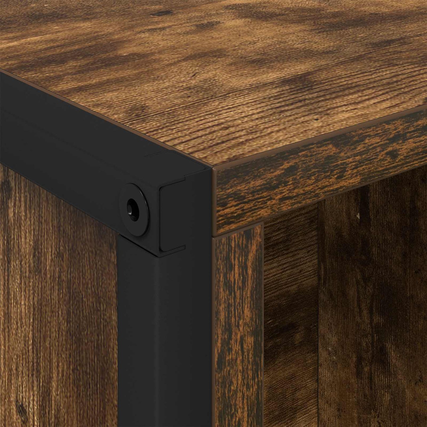 Boekenkast 2 pcs Rook Eik 99,5 x 30 x 108,5 cm Bewerkt hout