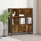 Boekenkast 2 stuks rook eik 99,5x30x108,5 cm
