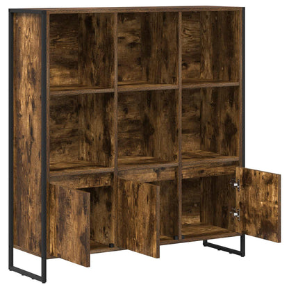 Boekenkast 2 pcs Rook Eik 99,5 x 30 x 108,5 cm Bewerkt hout