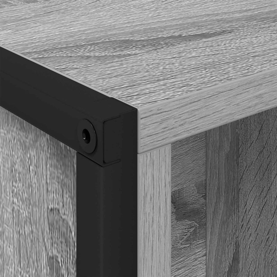 Boekenkast 2 pcs Grijs Sonoma 99,5 x 30 x 108,5 cm Bewerkt hout