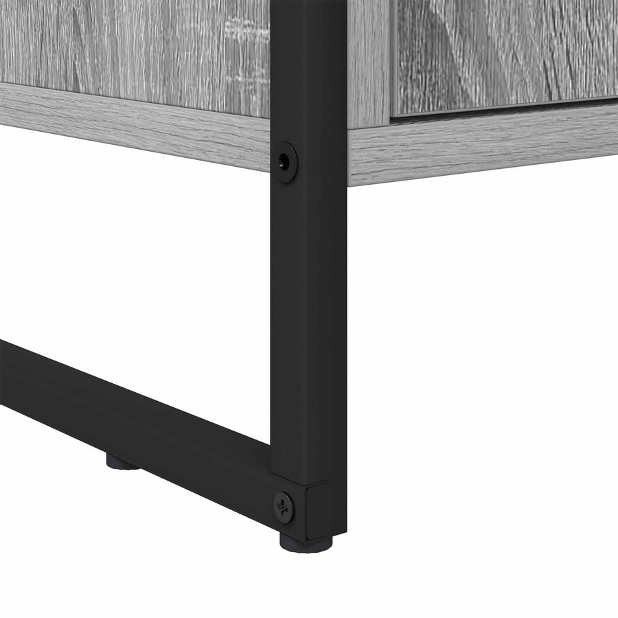 Boekenkast 2 pcs Grijs Sonoma 99,5 x 30 x 108,5 cm Bewerkt hout
