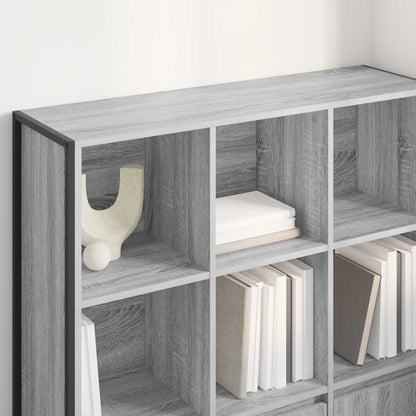 Boekenkast 2 pcs Grijs Sonoma 99,5 x 30 x 108,5 cm Bewerkt hout