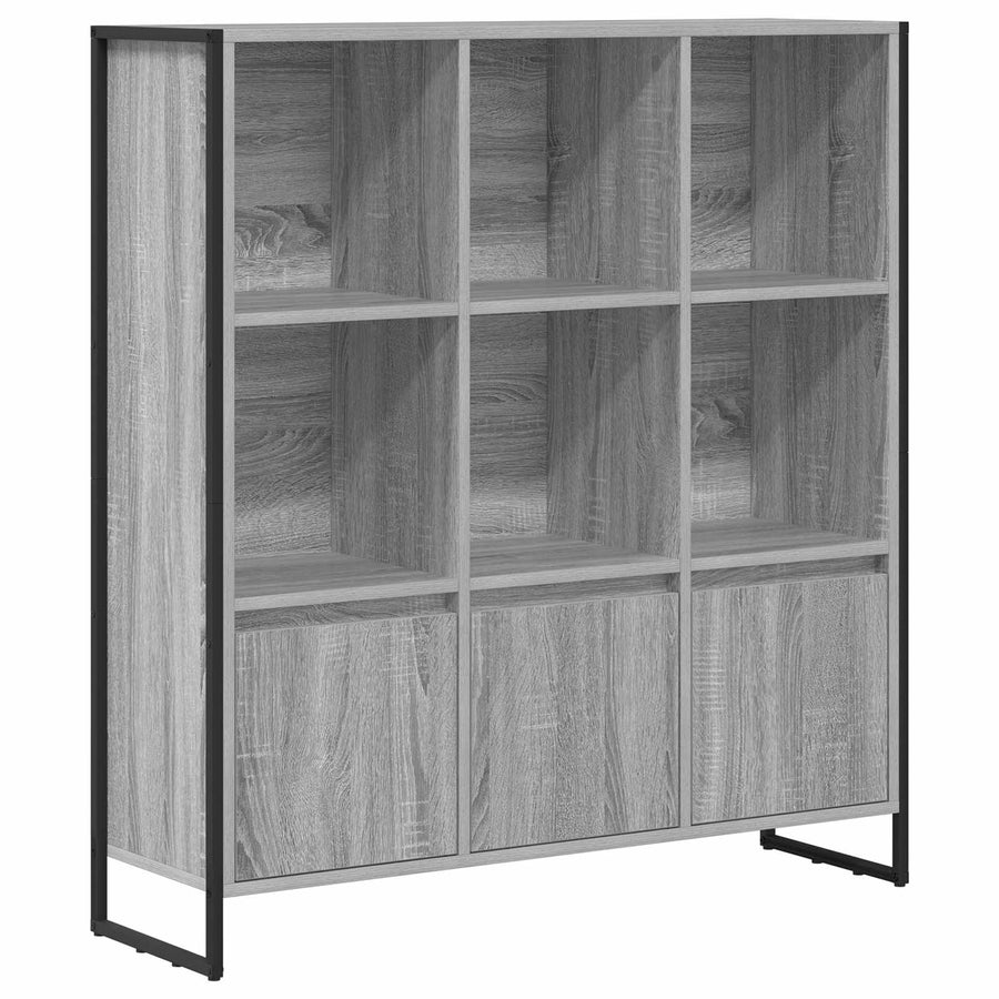 Boekenkast 2 pcs Grijs Sonoma 99,5 x 30 x 108,5 cm Bewerkt hout