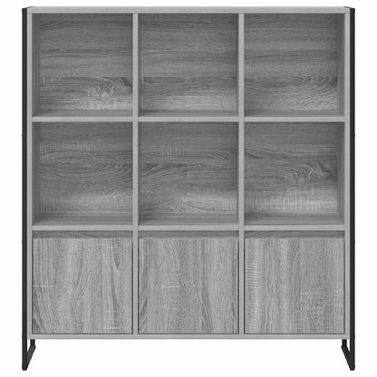 Boekenkast 2 pcs Grijs Sonoma 99,5 x 30 x 108,5 cm Bewerkt hout