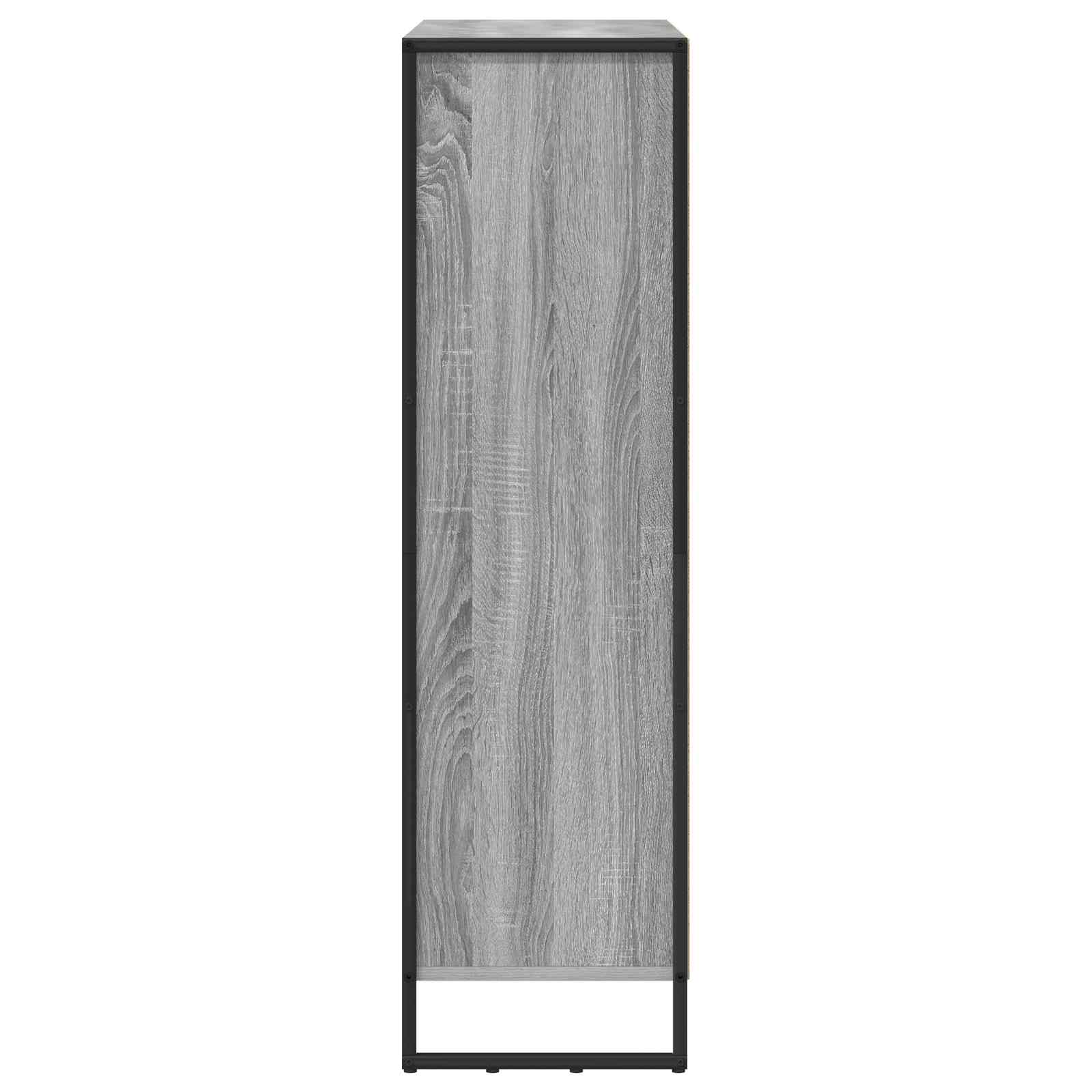 Boekenkast 2 pcs Grijs Sonoma 99,5 x 30 x 108,5 cm Bewerkt hout