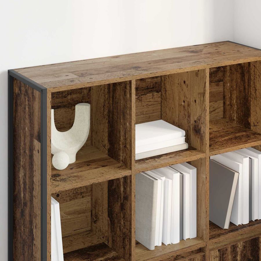 Boekenkast 2 pcs Oud Hout 99,5 x 30 x 108,5 cm Bewerkt hout