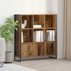 Boekenkast 2 stuks 99,5x30x108 cm bewerkt hout