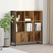 Boekenkast 2 stuks 99,5x30x108 cm bewerkt hout