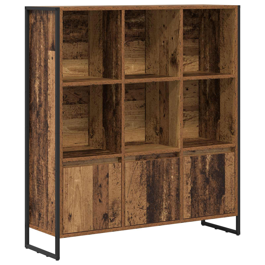 Boekenkast 2 pcs Oud Hout 99,5 x 30 x 108,5 cm Bewerkt hout