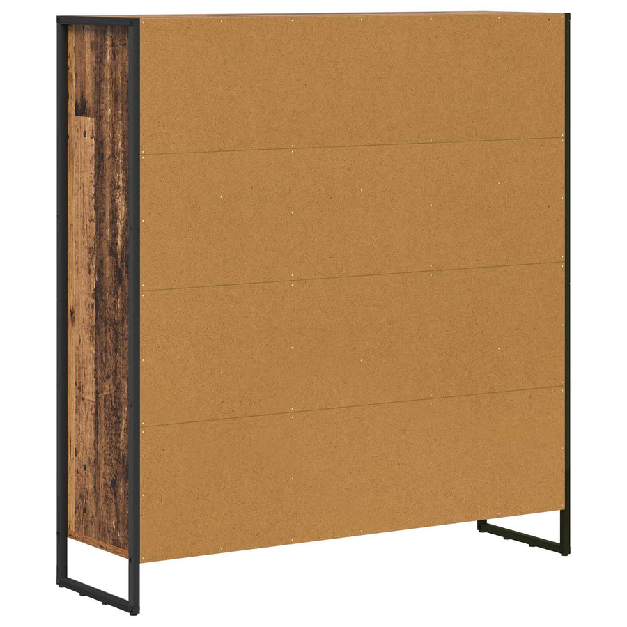 Boekenkast 2 pcs Oud Hout 99,5 x 30 x 108,5 cm Bewerkt hout