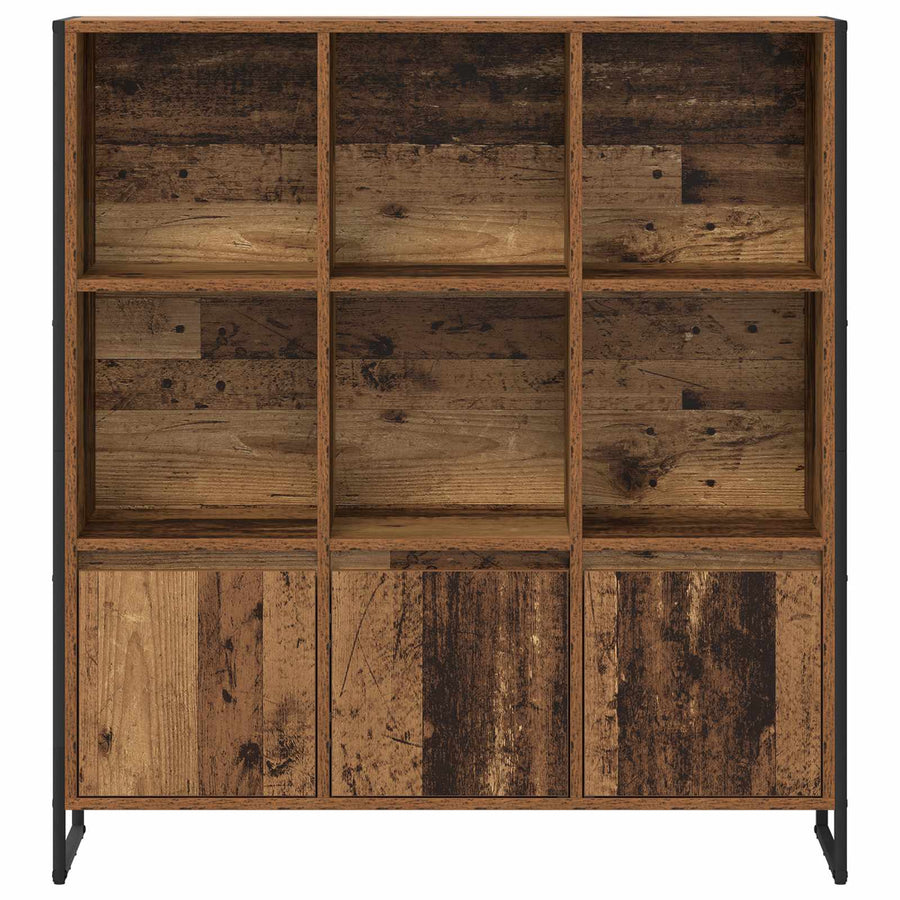 Boekenkast 2 pcs Oud Hout 99,5 x 30 x 108,5 cm Bewerkt hout