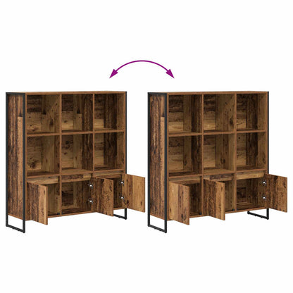 Boekenkast 2 pcs Oud Hout 99,5 x 30 x 108,5 cm Bewerkt hout