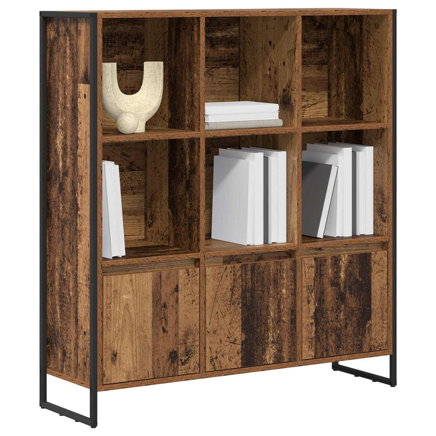 Boekenkast 2 pcs Oud Hout 99,5 x 30 x 108,5 cm Bewerkt hout