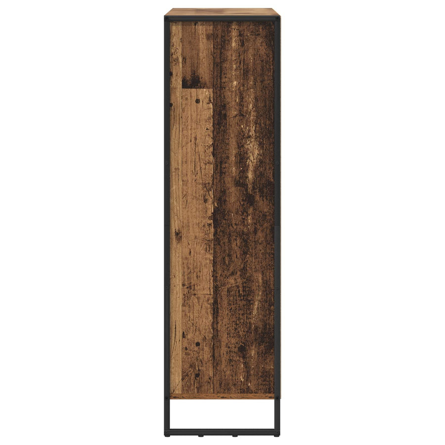 Boekenkast 2 pcs Oud Hout 99,5 x 30 x 108,5 cm Bewerkt hout