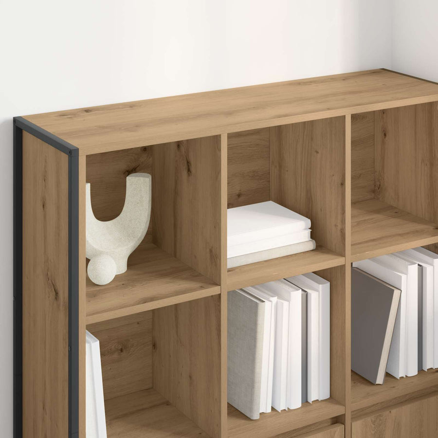 Boekenkast 2 pcs Ambachtelijk eiken 99,5 x 30 x 108,5 cm