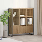 Boekenkast 2 stuks 99,5x30x108,5 cm bewerkt hout