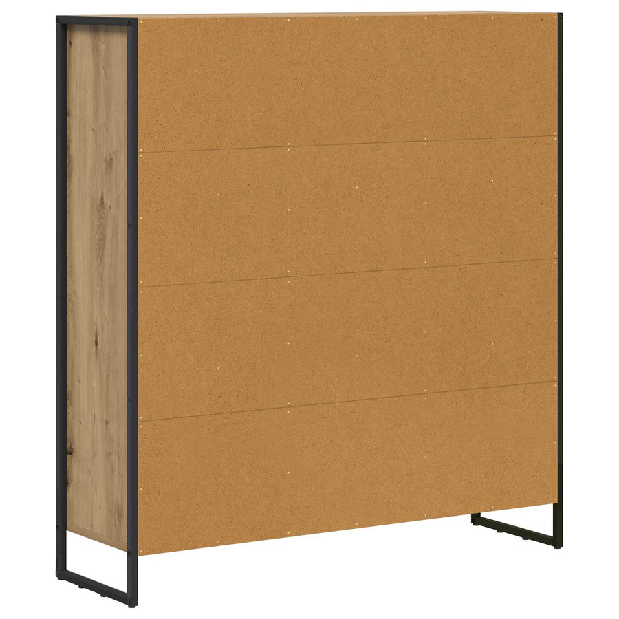 Boekenkast 2 pcs Ambachtelijk eiken 99,5 x 30 x 108,5 cm