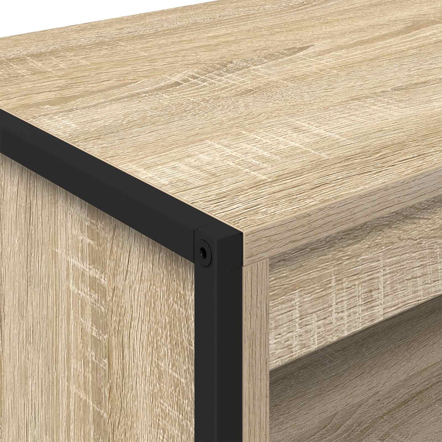 Hoge Kasten 2 pcs Sonoma 60 x 36 x 300 cm Bewerkt hout