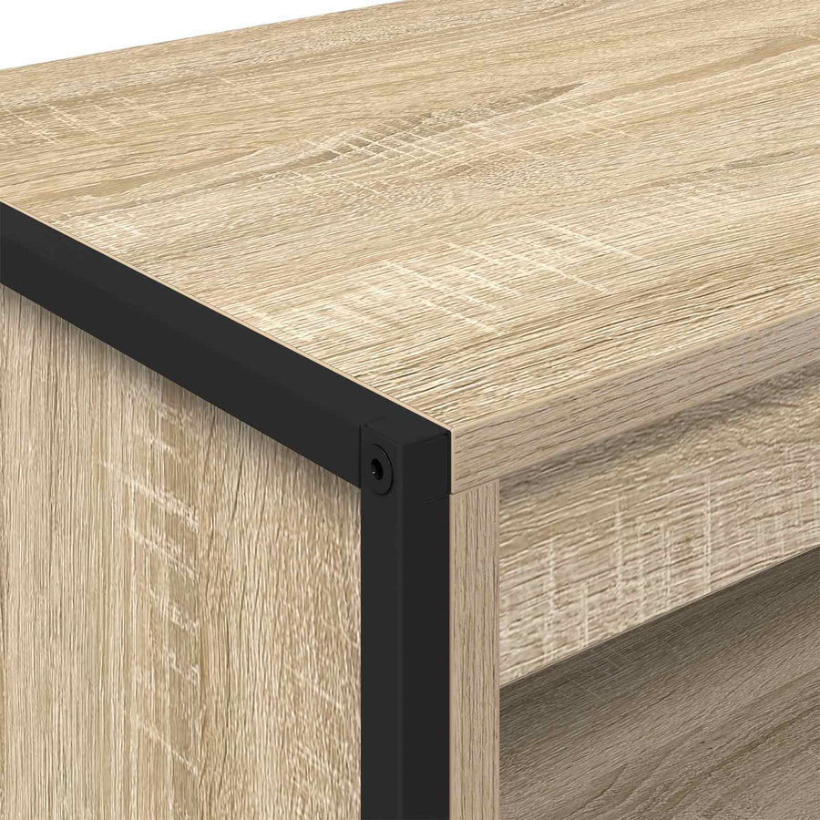 Hoge Kasten 2 pcs Sonoma 60 x 36 x 300 cm Bewerkt hout
