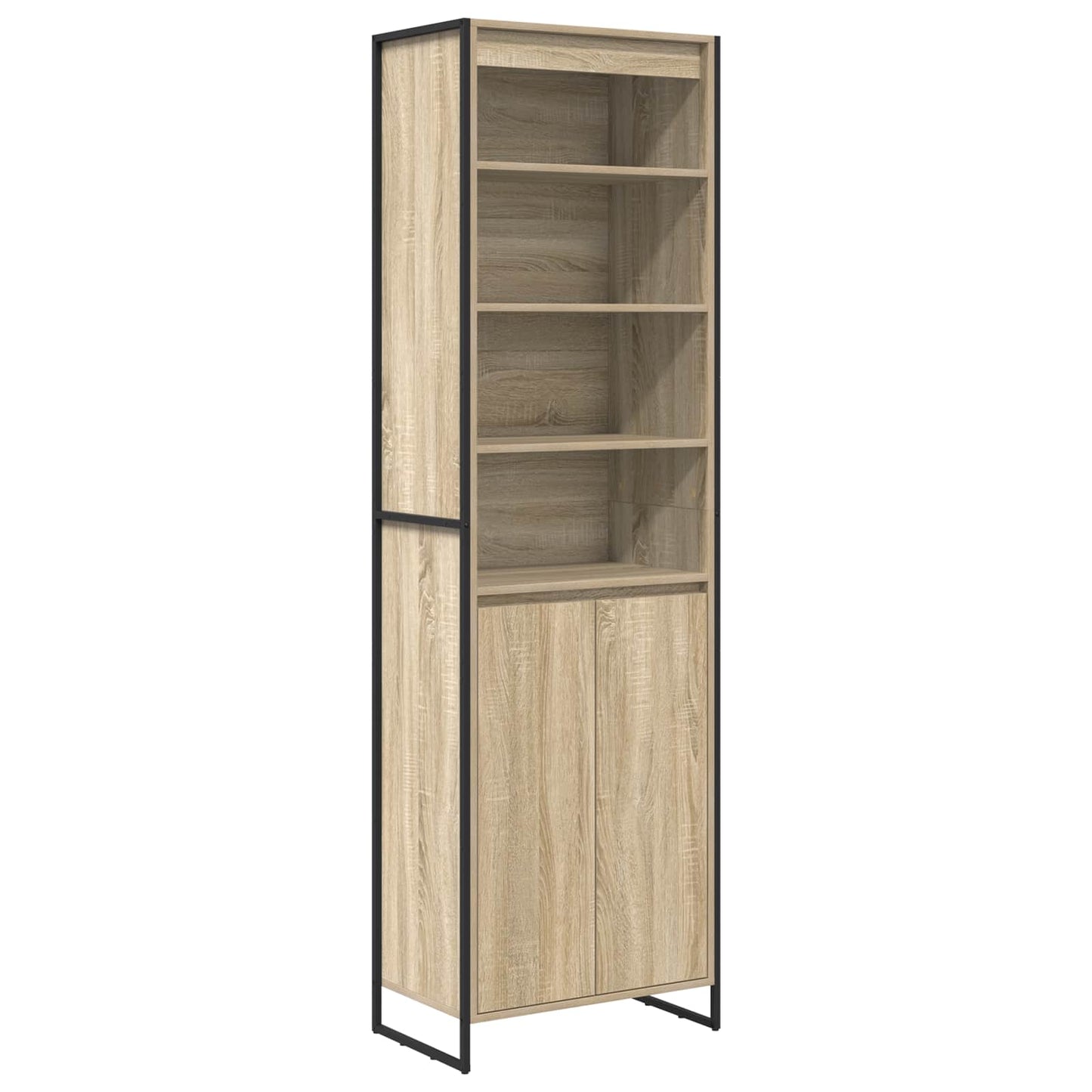Hoge Kasten 2 pcs Sonoma 60 x 36 x 300 cm Bewerkt hout