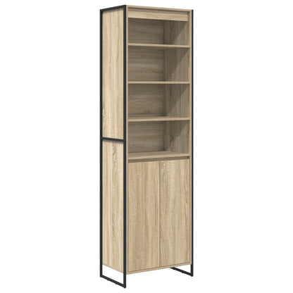 Hoge Kasten 2 pcs Sonoma 60 x 36 x 300 cm Bewerkt hout