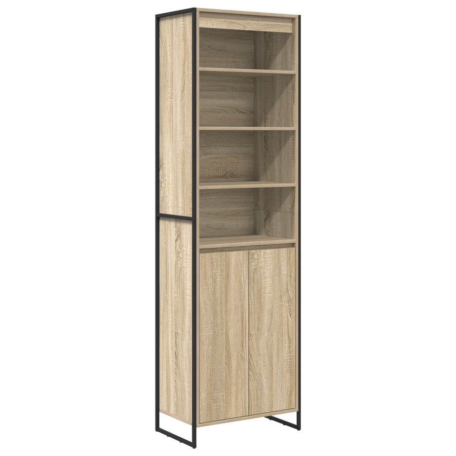Hoge Kasten 2 pcs Sonoma 60 x 36 x 300 cm Bewerkt hout