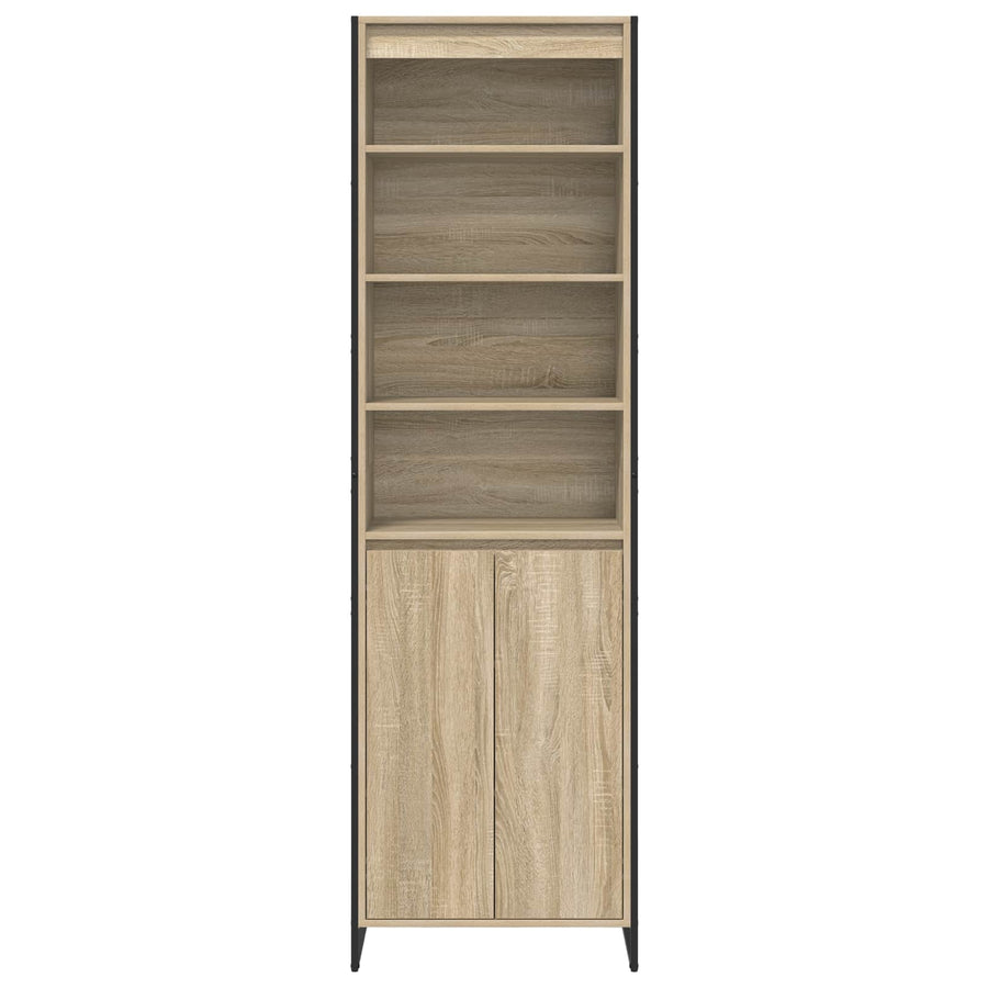 Hoge Kasten 2 pcs Sonoma 60 x 36 x 300 cm Bewerkt hout