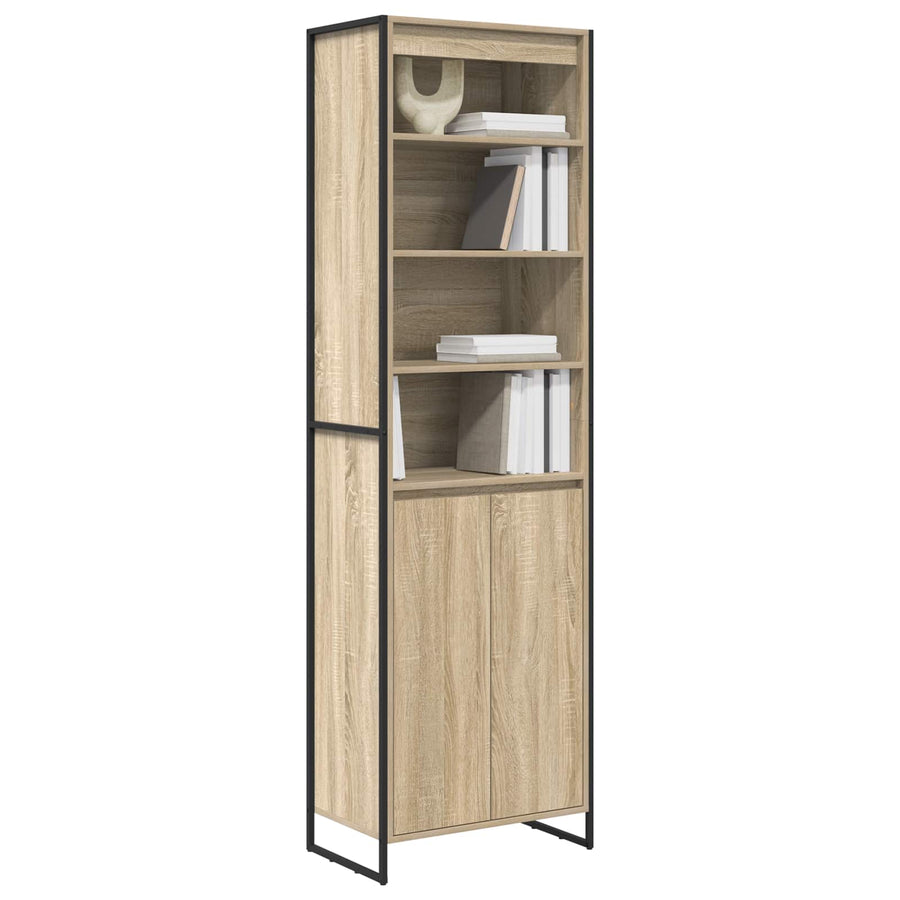 Hoge Kasten 2 pcs Sonoma 60 x 36 x 300 cm Bewerkt hout