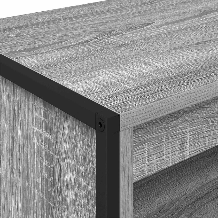 Hoge Kasten 2 pcs Grijs Sonoma 60 x 36 x 300 cm Bewerkt hout