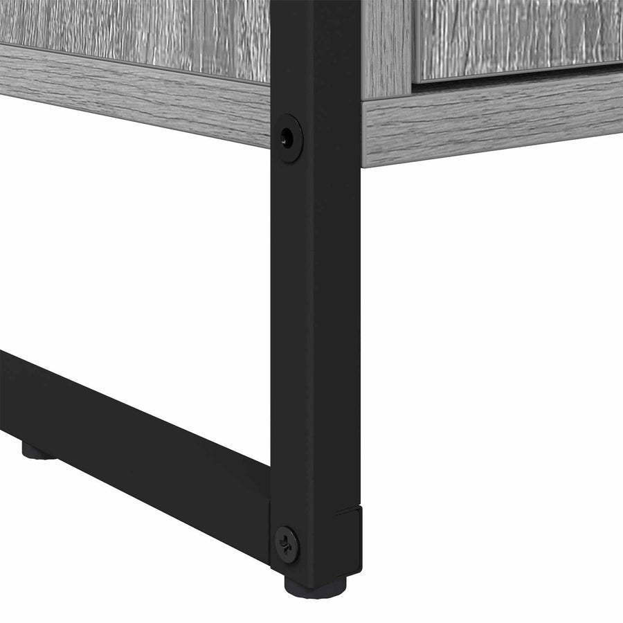 Hoge Kasten 2 pcs Grijs Sonoma 60 x 36 x 300 cm Bewerkt hout