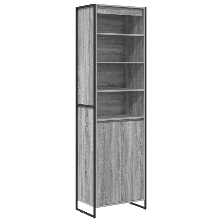 Hoge Kasten 2 pcs Grijs Sonoma 60 x 36 x 300 cm Bewerkt hout