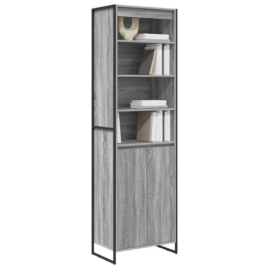 Hoge Kasten 2 pcs Grijs Sonoma 60 x 36 x 300 cm Bewerkt hout