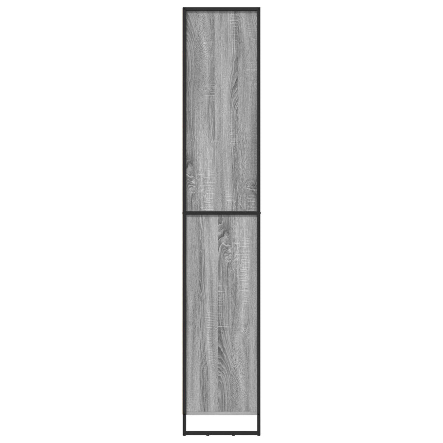 Hoge Kasten 2 pcs Grijs Sonoma 60 x 36 x 300 cm Bewerkt hout