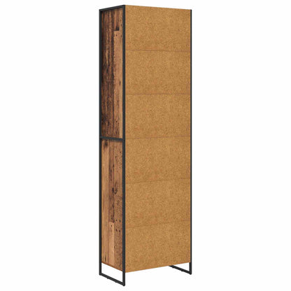 Hoge Kasten 2 pcs Oud Hout 60 x 36 x 300 cm Bewerkt hout