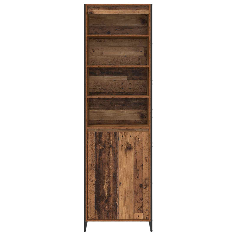 Hoge Kasten 2 pcs Oud Hout 60 x 36 x 300 cm Bewerkt hout