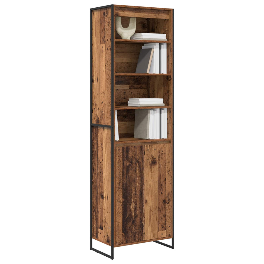 Hoge Kasten 2 pcs Oud Hout 60 x 36 x 300 cm Bewerkt hout