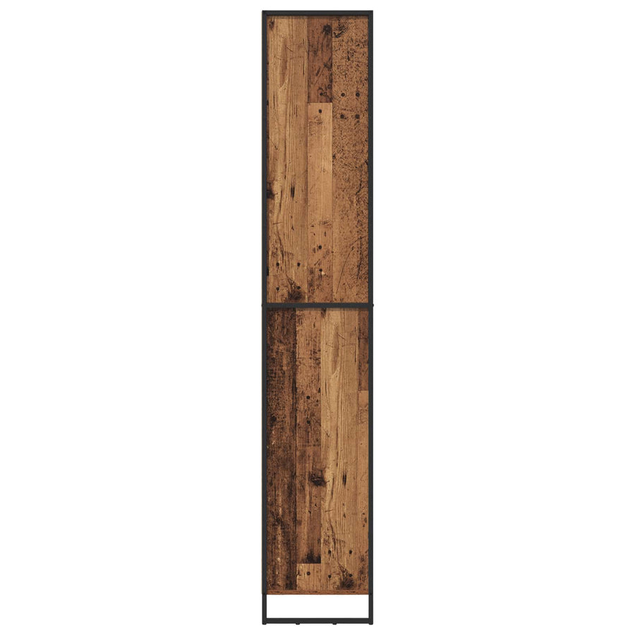 Hoge Kasten 2 pcs Oud Hout 60 x 36 x 300 cm Bewerkt hout