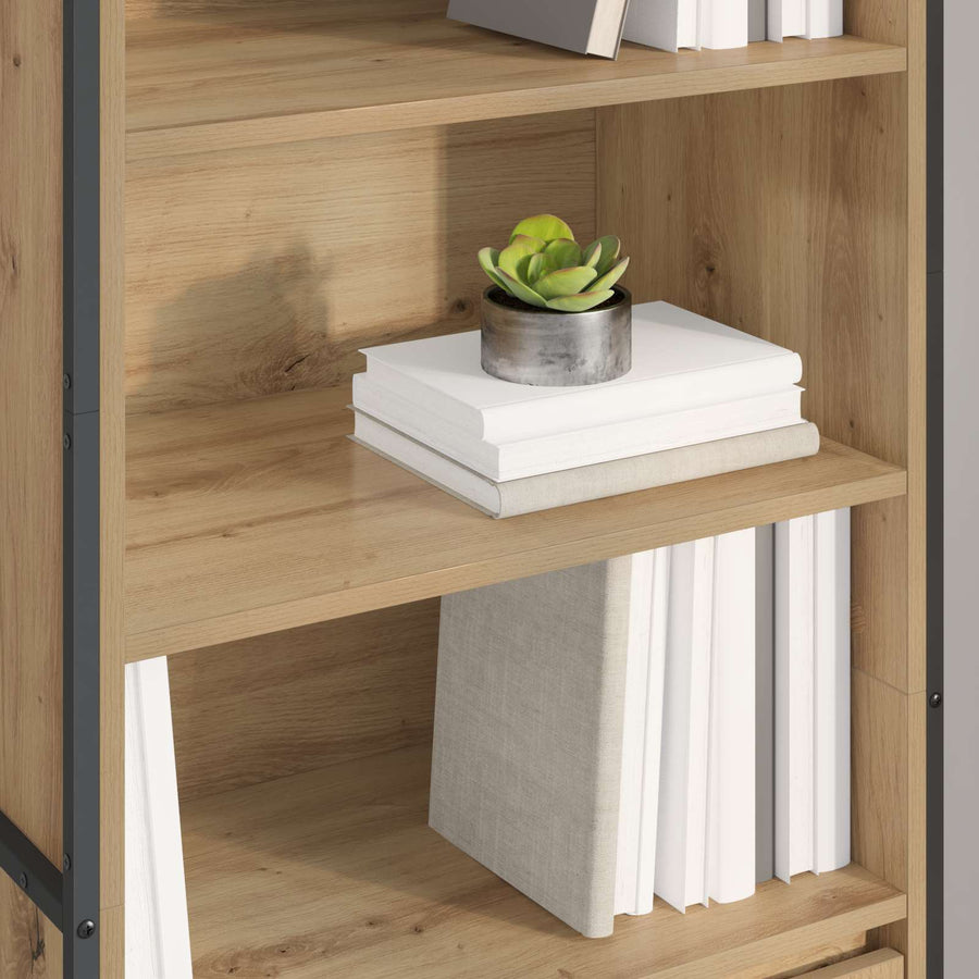 Hoge Kasten 2 pcs Ambachtelijk eiken 60 x 36 x 300 cm