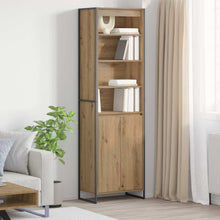Hoge Kasten 2 pcs Ambachtelijk eiken 60 x 36 x 300 cm
