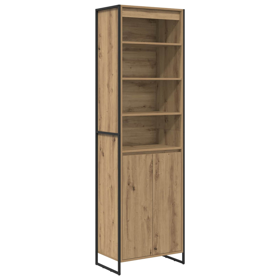 Hoge Kasten 2 pcs Ambachtelijk eiken 60 x 36 x 300 cm
