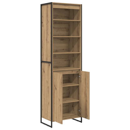 Hoge Kasten 2 pcs Ambachtelijk eiken 60 x 36 x 300 cm
