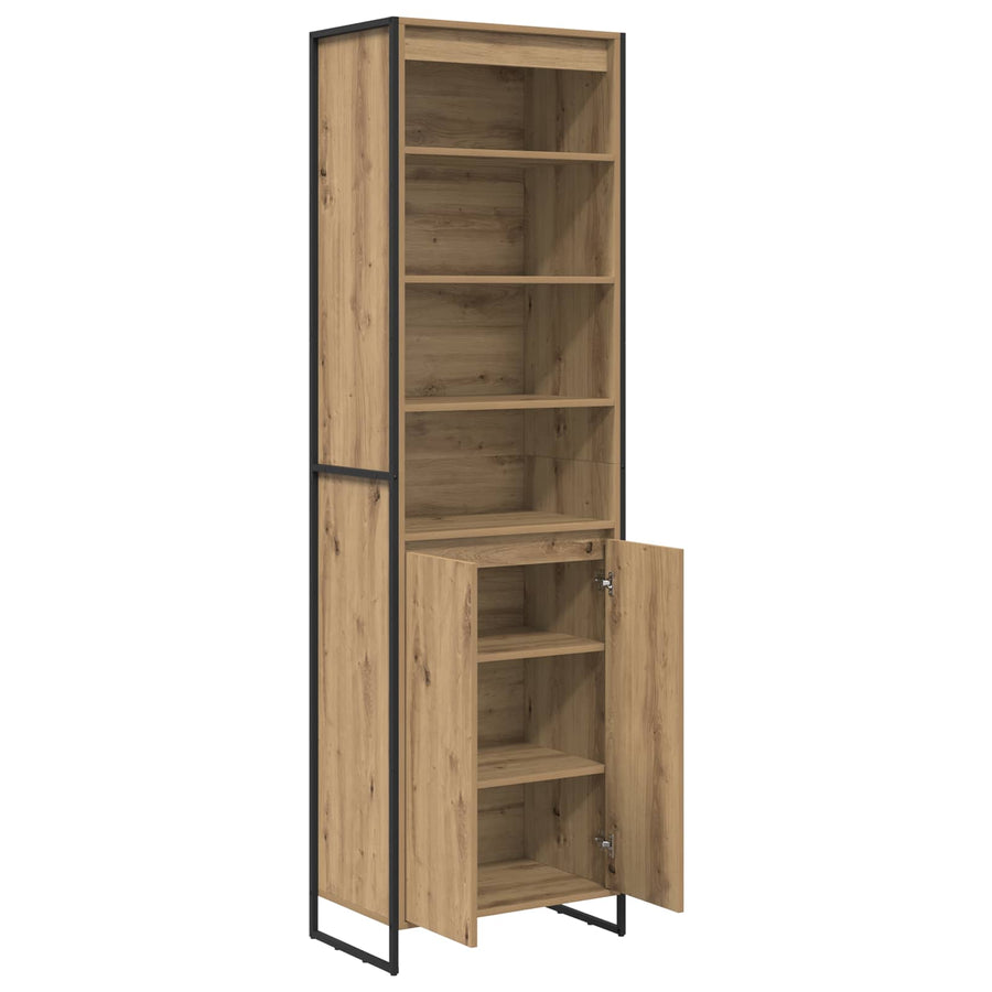 Hoge Kasten 2 pcs Ambachtelijk eiken 60 x 36 x 300 cm