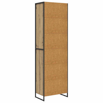 Hoge Kasten 2 pcs Ambachtelijk eiken 60 x 36 x 300 cm