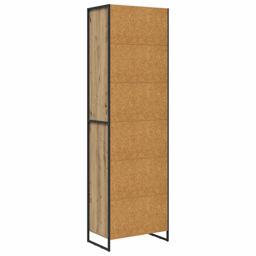 Hoge Kasten 2 pcs Ambachtelijk eiken 60 x 36 x 300 cm