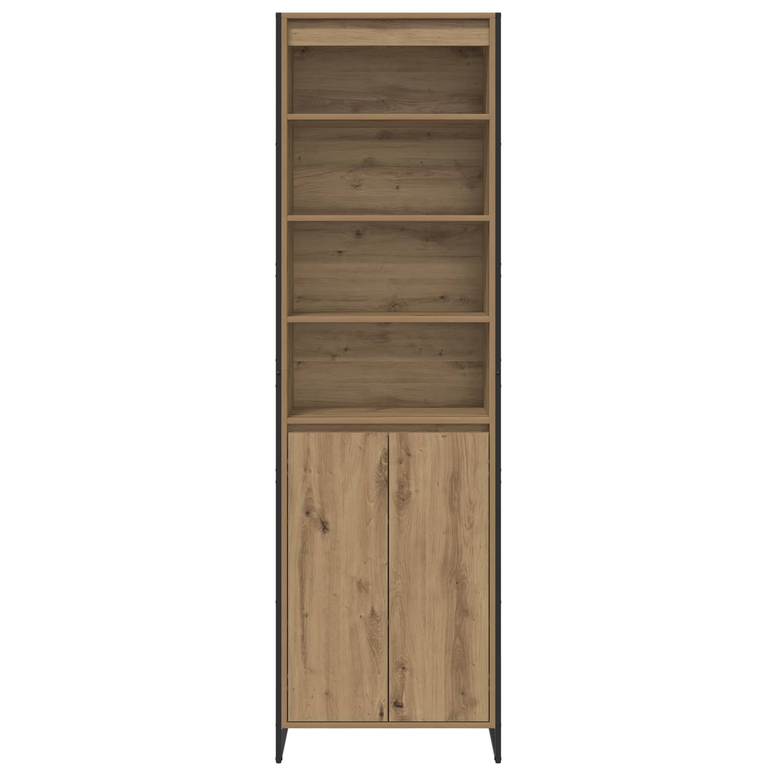 Hoge Kasten 2 pcs Ambachtelijk eiken 60 x 36 x 300 cm