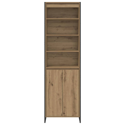 Hoge Kasten 2 pcs Ambachtelijk eiken 60 x 36 x 300 cm