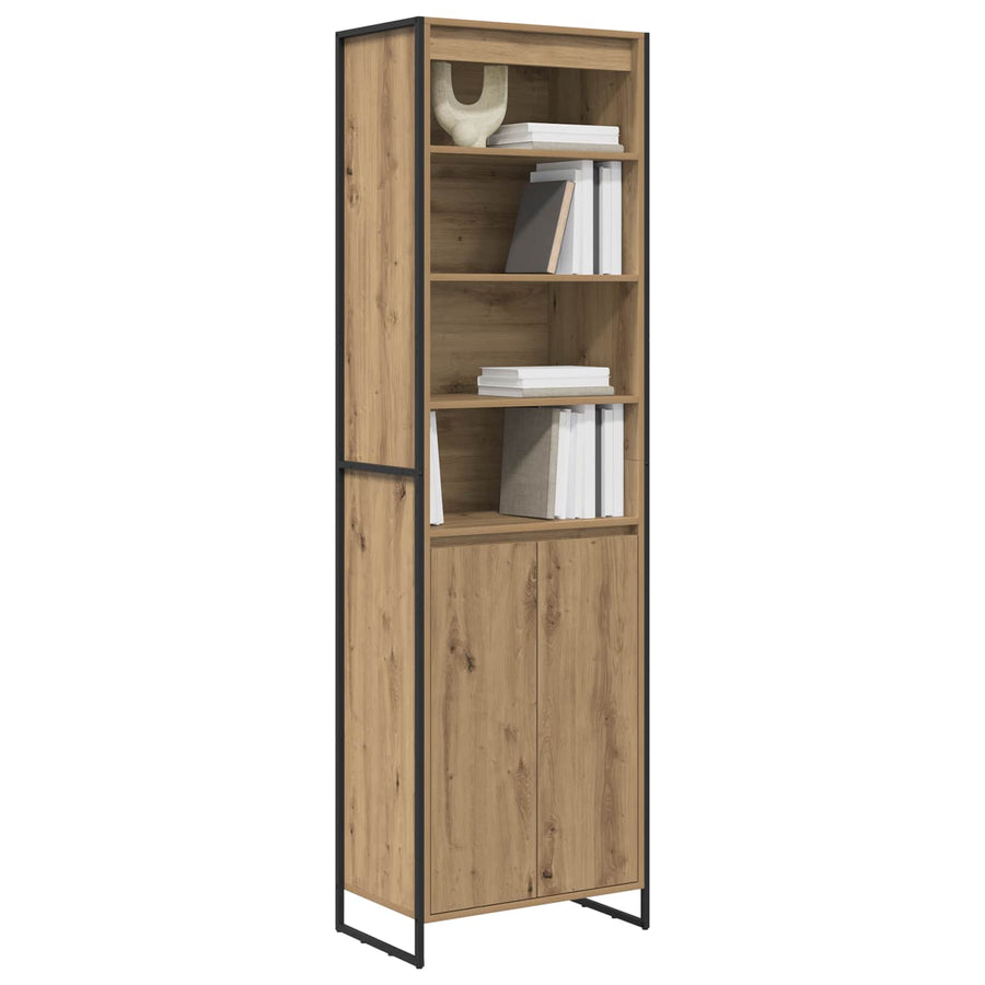 Hoge Kasten 2 pcs Ambachtelijk eiken 60 x 36 x 300 cm